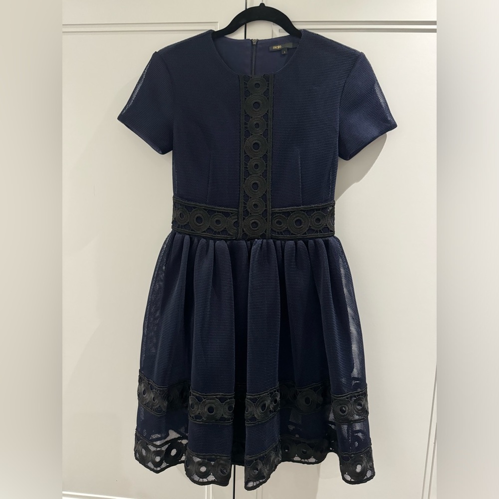 Maje navy dress